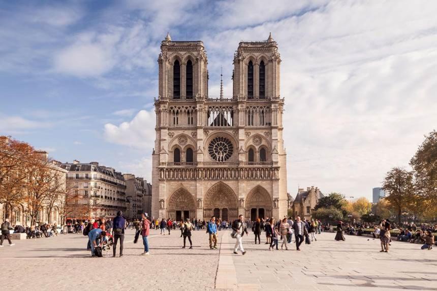 Appartement Quartier Emily In Paris Notre Dame Exterior foto